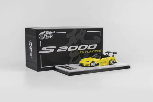 (Pre-Order) Micro Turbo - JS Racing S2000, Indy yellow pearl