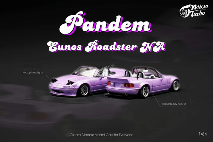 (Pre-Order) Micro Turbo - Pandem Eunos Roadster NA, Purple