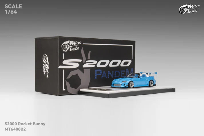 (Pre-Order) Micro Turbo - Rocket Bunny S2000, Metallic blue