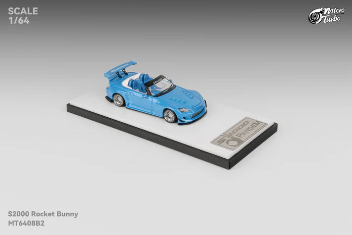(Pre-Order) Micro Turbo - Rocket Bunny S2000, Metallic blue