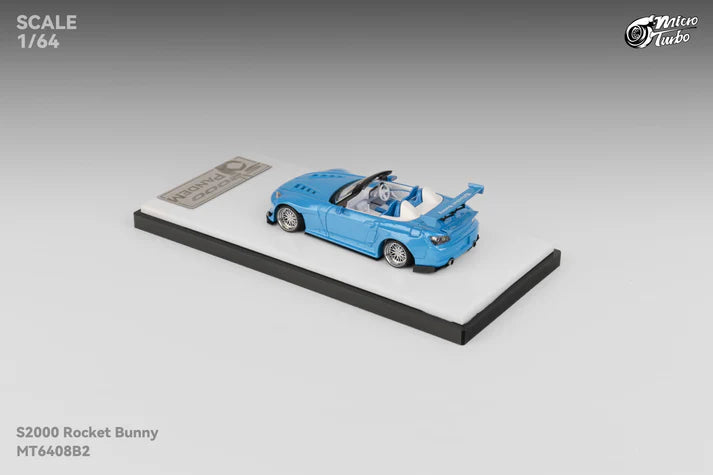 (Pre-Order) Micro Turbo - Rocket Bunny S2000, Metallic blue