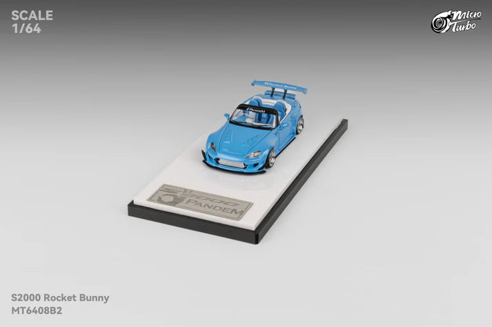 (Pre-Order) Micro Turbo - Rocket Bunny S2000, Metallic blue