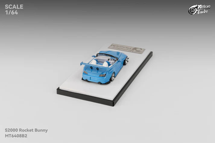 (Pre-Order) Micro Turbo - Rocket Bunny S2000, Metallic blue