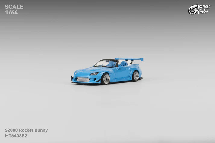 (Pre-Order) Micro Turbo - Rocket Bunny S2000, Metallic blue