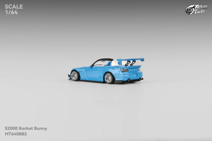 (Pre-Order) Micro Turbo - Rocket Bunny S2000, Metallic blue