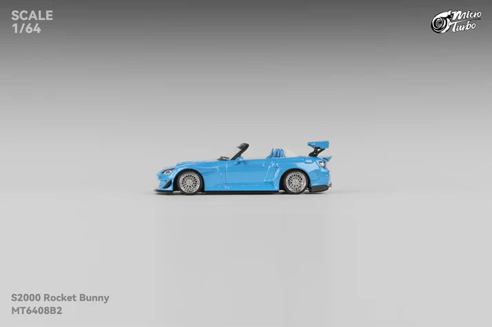 (Pre-Order) Micro Turbo - Rocket Bunny S2000, Metallic blue