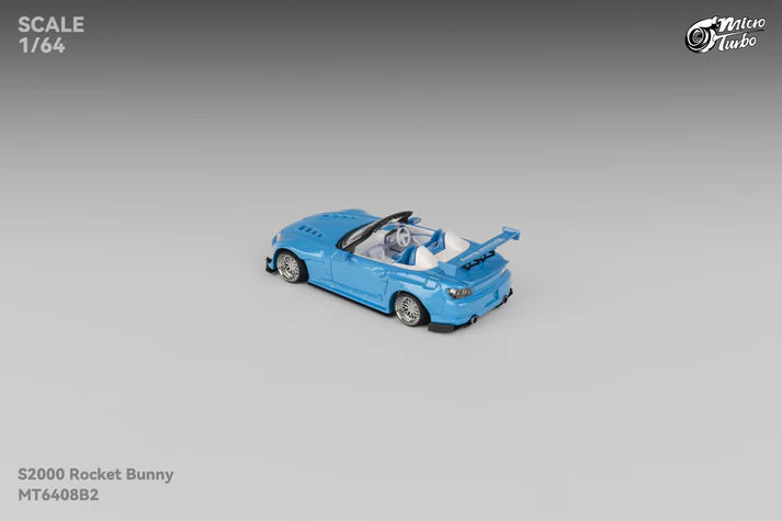 (Pre-Order) Micro Turbo - Rocket Bunny S2000, Metallic blue