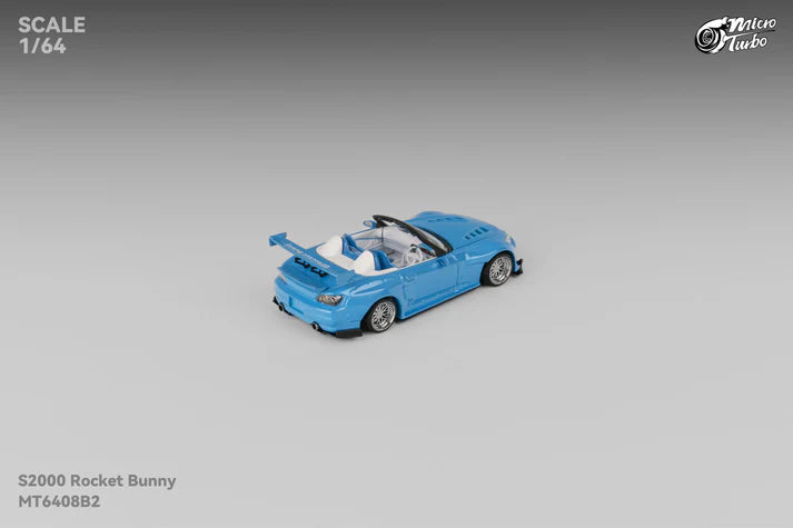 (Pre-Order) Micro Turbo - Rocket Bunny S2000, Metallic blue