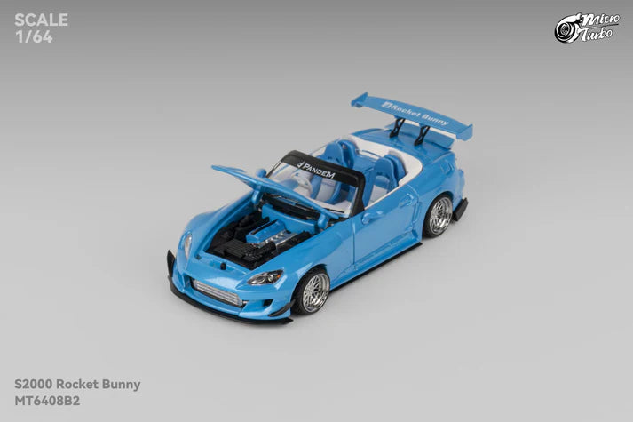 (Pre-Order) Micro Turbo - Rocket Bunny S2000, Metallic blue