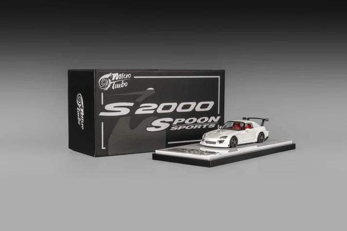 (Pre-Order) Micro Turbo - Spoon Sports S2000, Grand Prix white