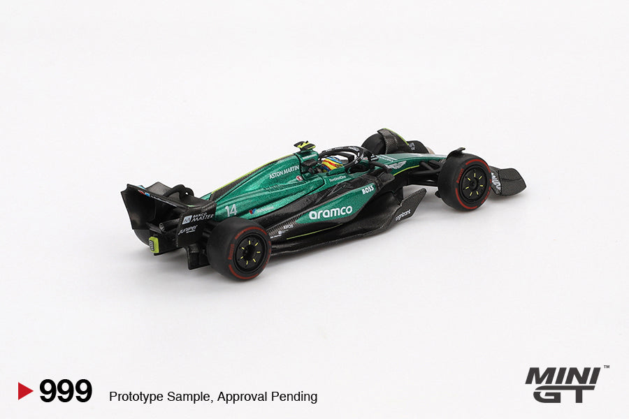 Mini GT - Aston Martin AMR24 #14 Fernando Alonso Bahrain GP 2024