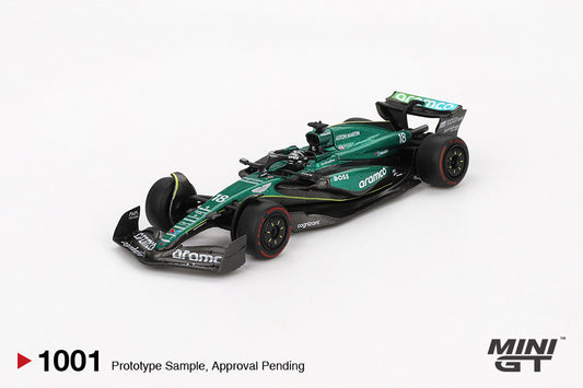(Pre-Order) Mini GT - Aston Martin AMR24 #18 Lance Stroll Bahrain GP 2024