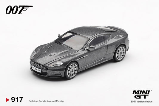 Mini GT Aston Martin DBS Casino Royale 2006 English blister 1:64 diecast. Front