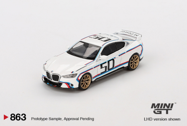 Mini GT - BMW 3.0 CSL White