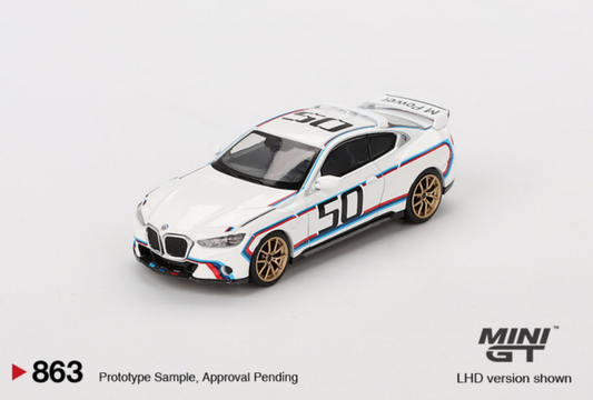 Mini GT - BMW 3.0 CSL White