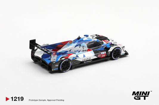 Mini GT 1:64 BMW M Hybrid V8 #15 BMW Team WRT Le Mans 2025 diecast model. Back