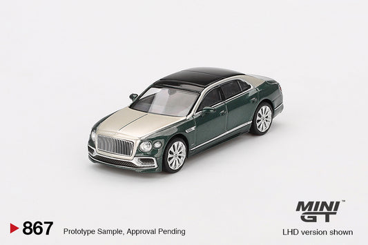 Mini GT - Bentley Flying Spur White Sand Verdant 2024