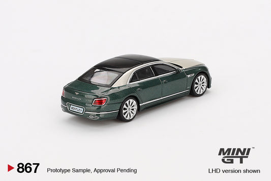 Mini GT - Bentley Flying Spur White Sand Verdant 2024
