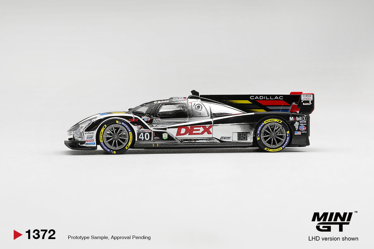 Mini GT Cadillac V-Series.R #40 Cadillac Wayne Taylor Racing Daytona 24 Hours 2025 in 1:64 scale.