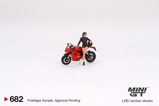 Mini GT - Ducati Panigale V4 S w/ Ducati Girl
