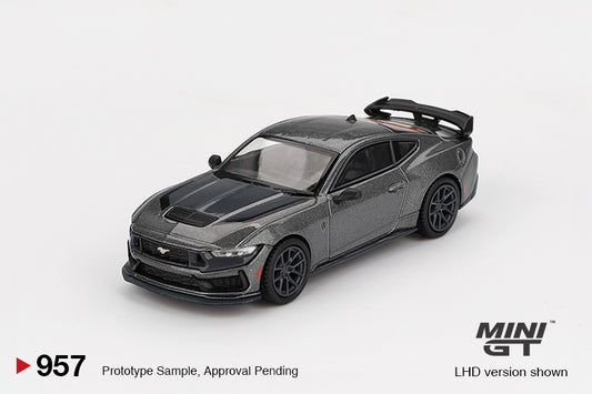 (Pre-Order) Mini GT - Ford Mustang Dark Horse 2024 Carbonized Gray