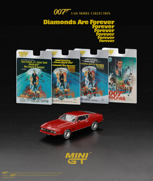 Mini GT - Ford Mustang Mach 1 - Diamonds Are Forever 1971