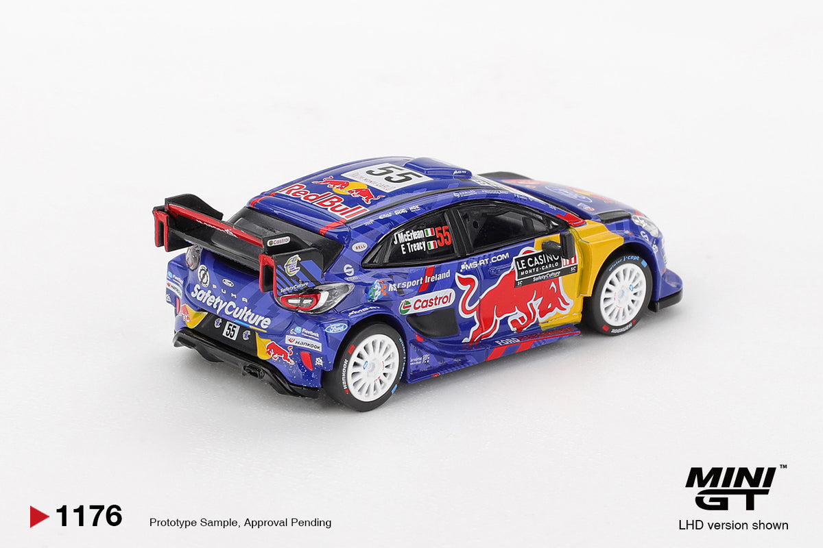 Mini GT 1:64 Ford Puma Rally1 #55 M-Sport Ford Rally Monte-Carlo 2025. Back