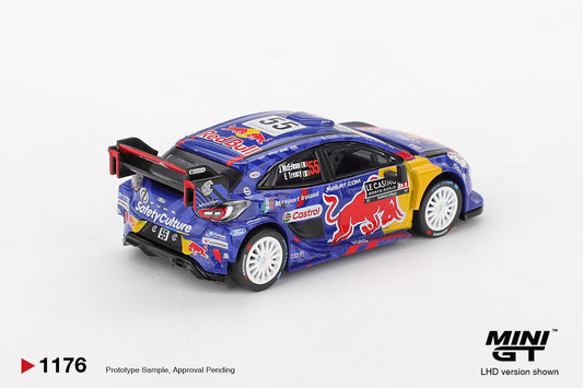 Mini GT 1:64 Ford Puma Rally1 #55 M-Sport Ford Rally Monte-Carlo 2025. Back