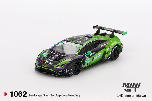 (Pre-Order) Mini GT - Lamborghini Huracan GT3 EVO2 #78 Forte Racing Daytona 24 Hrs 2024