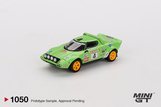 (Pre-Order) Mini GT - Lancia Stratos HF #4 Spanish Rally Champion 1979