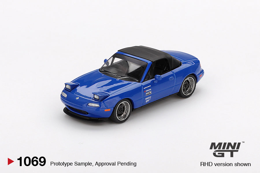 (Pre-Order) Mini GT - Mazda MX-5 Miata Tuned Version Dark Blue 1990