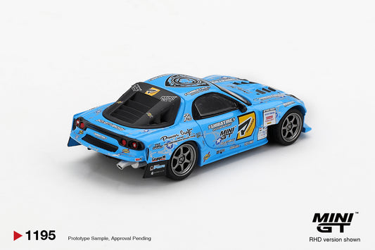 Mini GT Mazda RX-7 FD3S RE-Amemiya D1GP 2025 drift car diecast 1:64. Back