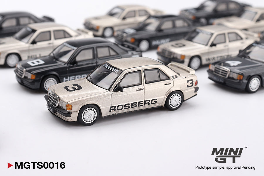 (Pre-Order) Mini GT - Mercedes-Benz 190E EVO1 Nürburgring Race of Champions Set LIMITED EDITION 1984
