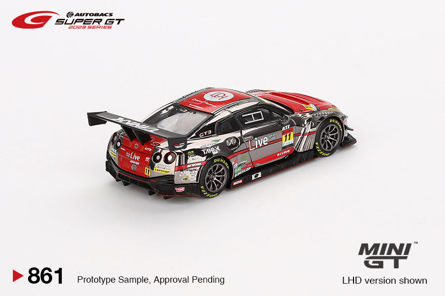 Mini GT - Nissan GT-R (R35) Nismo GT3 #11 Gainer Tanax GT-R Gainer Super GT Series 2023