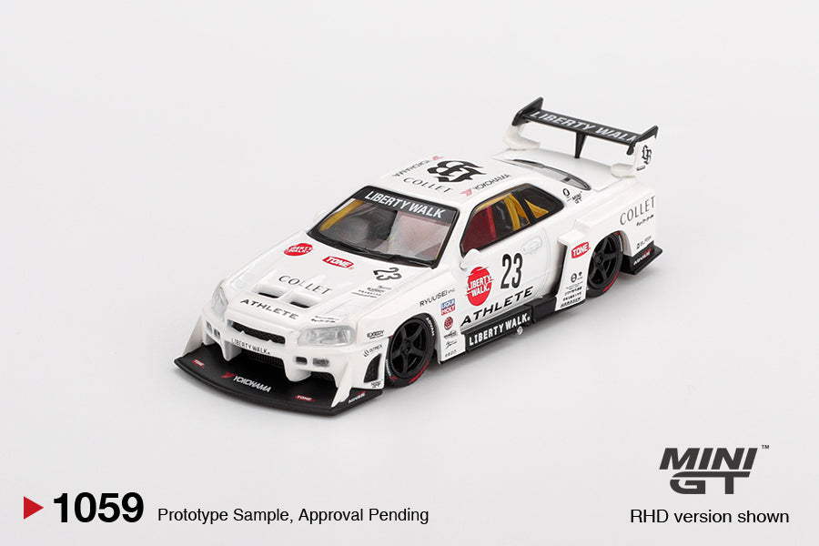 (Pre-Order) Mini GT - Nissan GTR (R34) Super Silhouette Athlete/Collet 2024