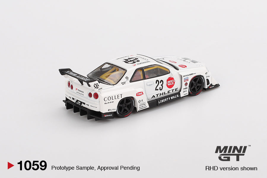 (Pre-Order) Mini GT - Nissan GTR (R34) Super Silhouette Athlete/Collet 2024