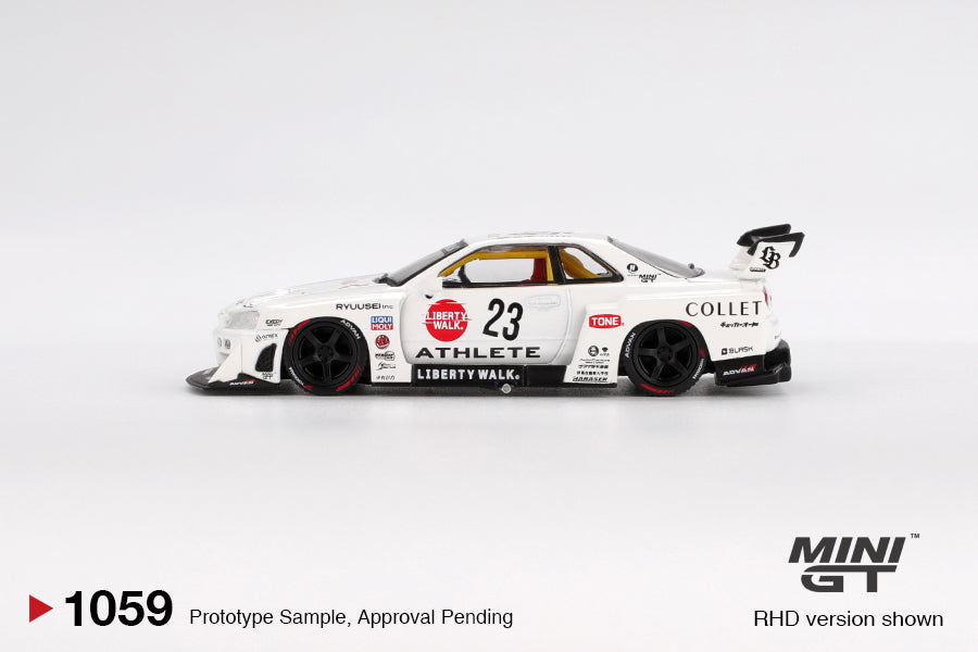 (Pre-Order) Mini GT - Nissan GTR (R34) Super Silhouette Athlete/Collet 2024