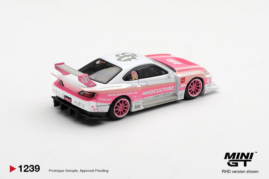 Mini GT Nissan Silvia S15 LB Super Silhouette Amoculture 2026 1:64 diecast. Back