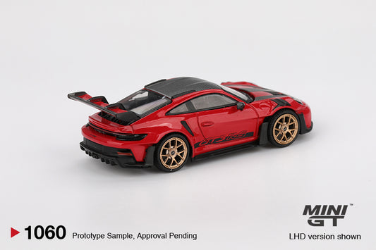 (Pre-Order) Mini GT - Porsche 911 (992) GT3 RS Guards Red Weissach Package 2022