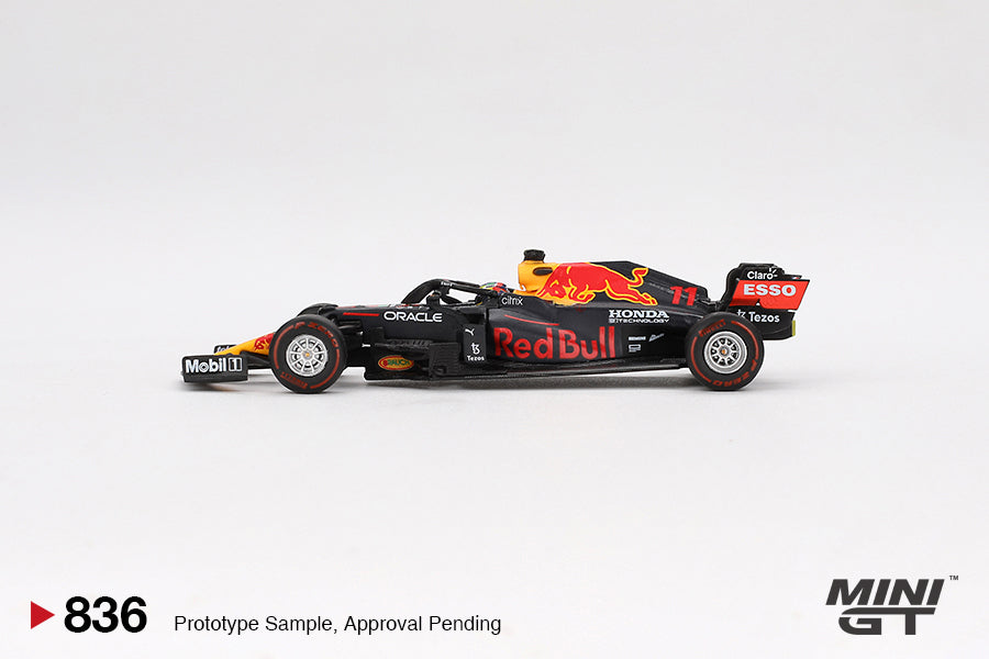Mini GT - RedBull Racing RB16B #11 Sergio Pérez Azerbaijan Grand Prix Winner 2021
