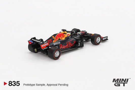 Mini GT - RedBull Racing RB16B #33 Max Verstappen Abu Dhabi Grand Prix Winner 2021