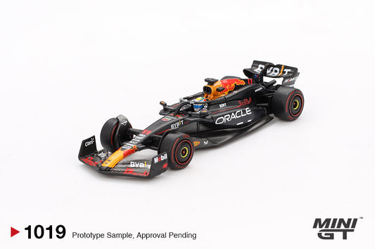(Pre-Order) Mini GT - RedBull Racing RB20 #11 Sergio Perez Bahrain GP 2nd Place 2024