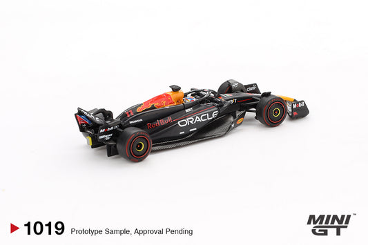 (Pre-Order) Mini GT - RedBull Racing RB20 #11 Sergio Perez Bahrain GP 2nd Place 2024