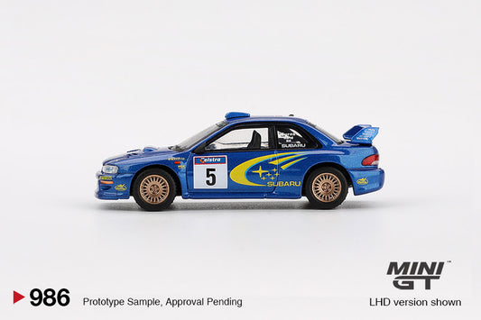 Mini GT - Subaru Impreza WRC99 1999 Rally Australia Winner #5 (Australia Exclusive)