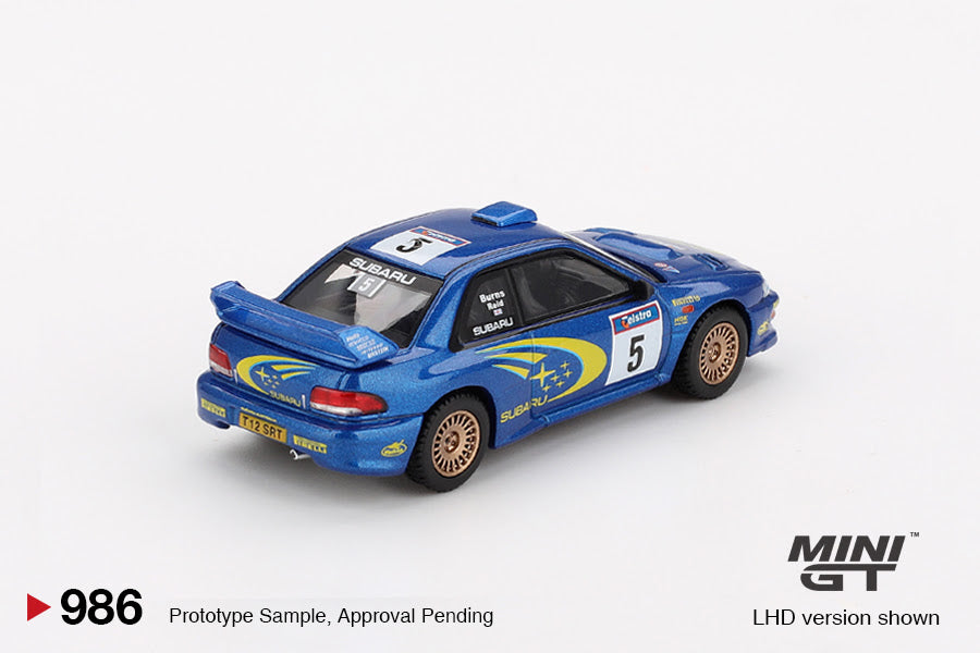 Mini GT - Subaru Impreza WRC99 1999 Rally Australia Winner #5 (Australia Exclusive)