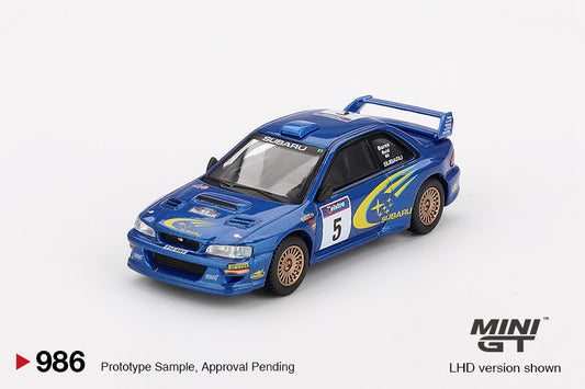 Mini GT - Subaru Impreza WRC99 1999 Rally Australia Winner #5 (Australia Exclusive)