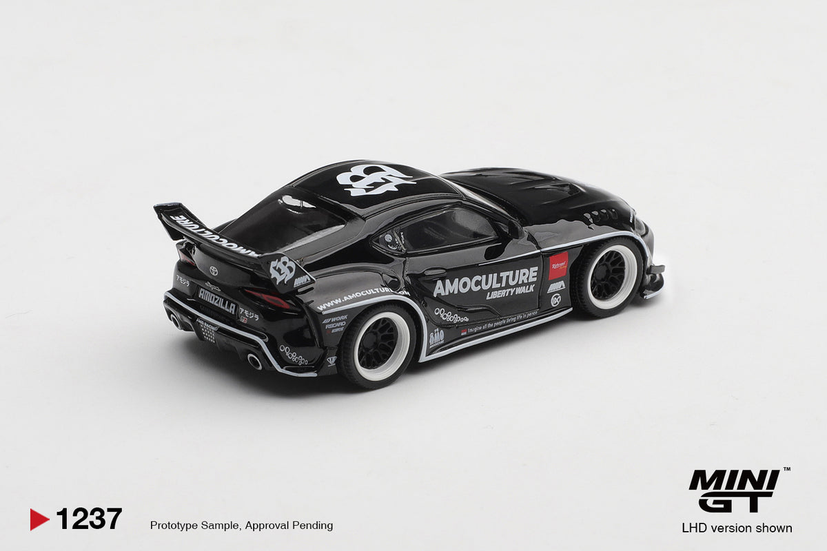 Mini GT Toyota GR Supra LB Works Amoculture 2026 1:64 diecast model. Back