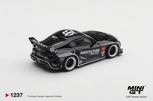 Mini GT Toyota GR Supra LB Works Amoculture 2026 1:64 diecast model. Back