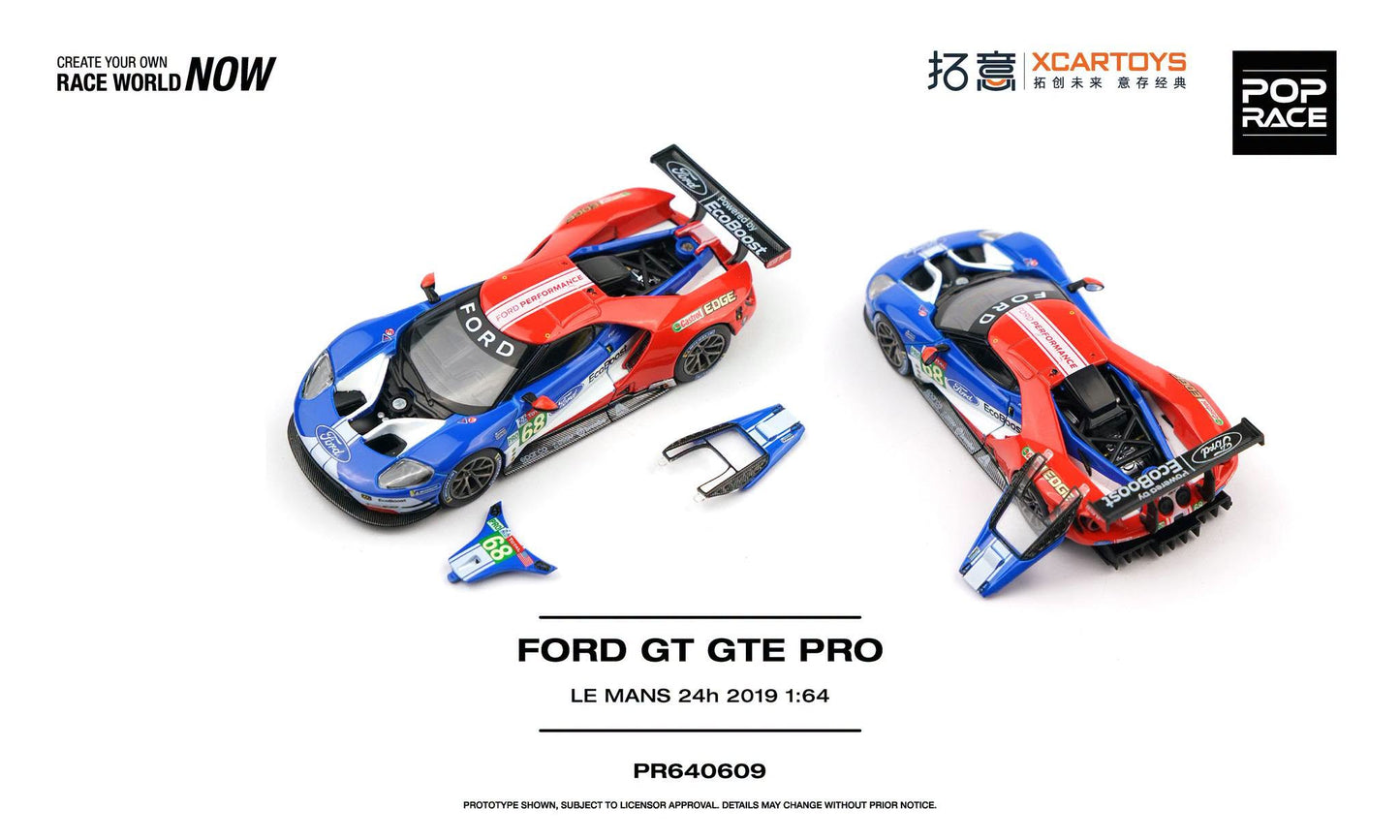 POP Race x XCARTOYS Ford GT GTE Pro #68 Le Mans 2019.
