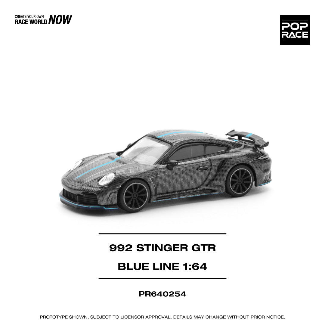 (Pre-Order) POP Race - 992 Stinger GTR Blue Line